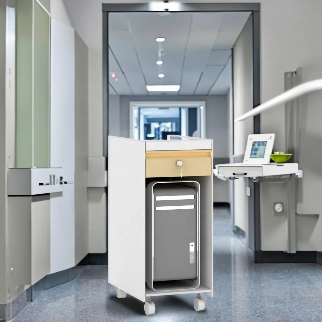 Modern Heavy Duty Stainless Steel Eco-Friendly Server Rack Unit Cabinet for Clinic School Workshop IT Systems 350mm Width 6