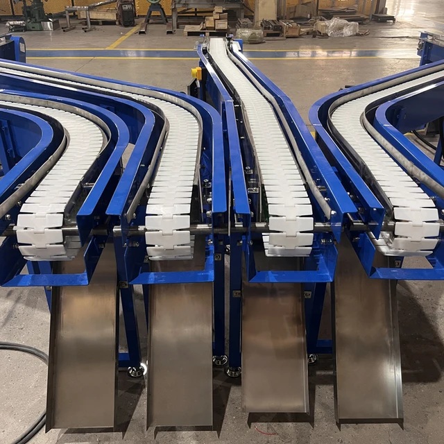 Factory Technical Support SS304 Slat Easy to Maintain Continuous Food Beverage Stainless Steel Conveyor 6