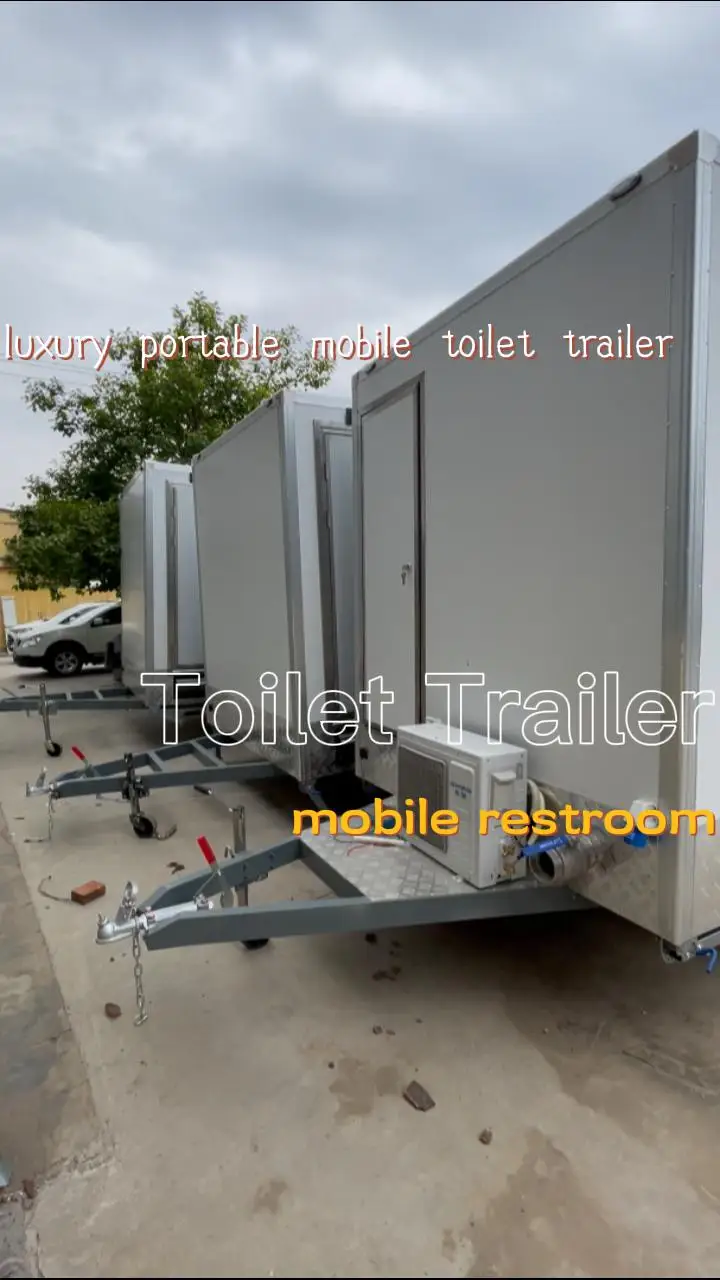 Readymade High Quality Public Vip Luxury Portable Mobile Toilet Trailer ...