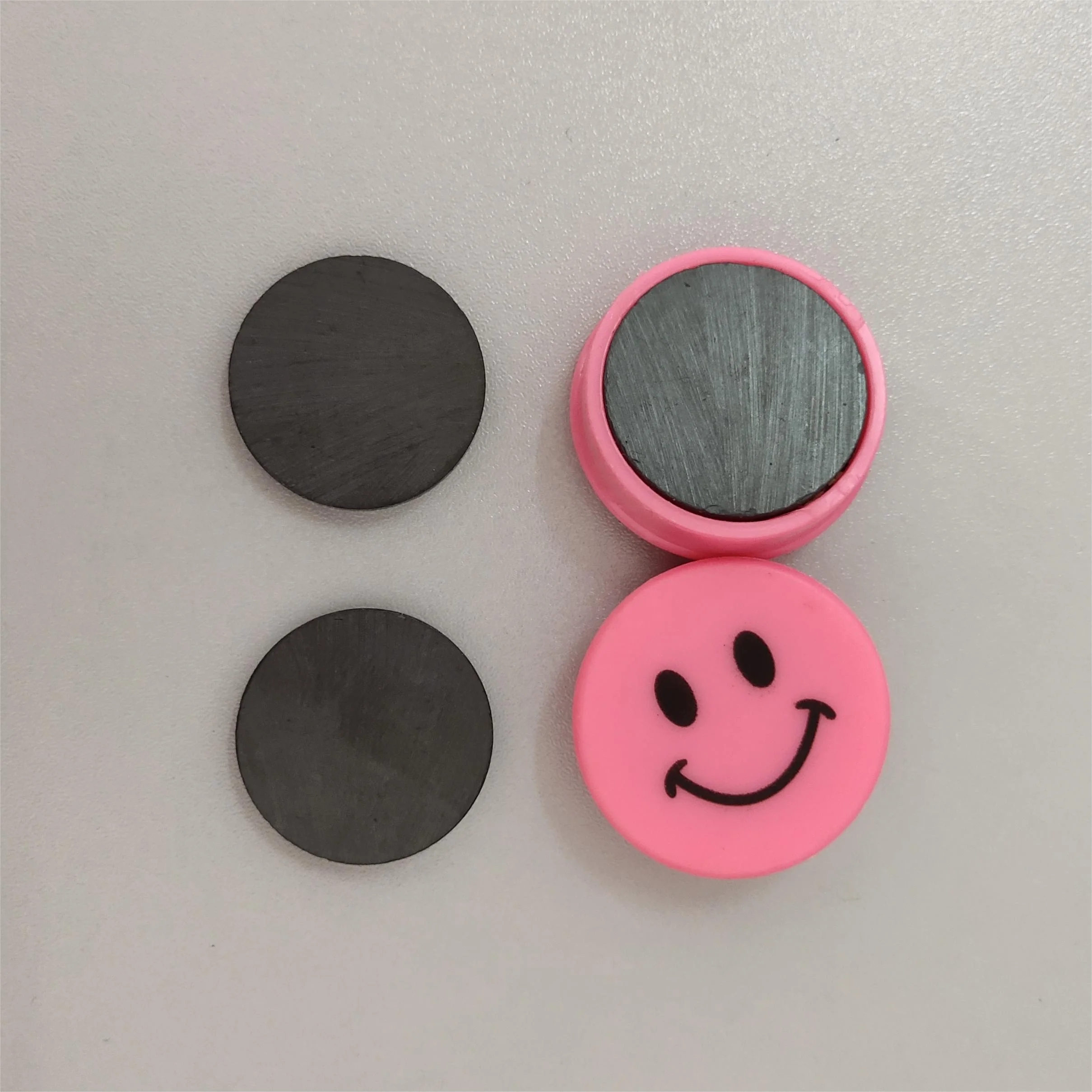 Pink Fridge Colorful White Board Plastic Round Ceramic