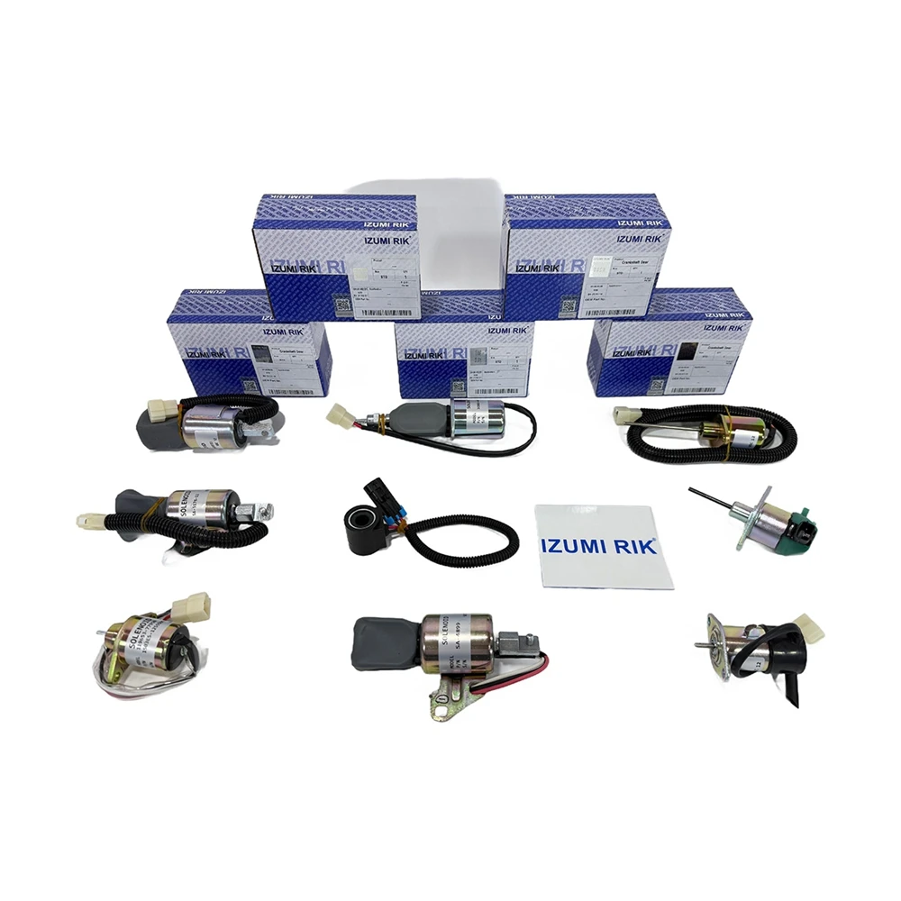 IZUMI RIK for Caterpillar 3406B 3406C 3406E Stop Solenoid Valve Warranty Provided Engine Parts
