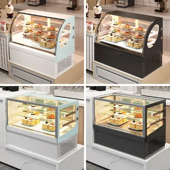 Air-cooled Cake Display Cabinet with Automatic Defrosting Suitable for Supermarket Dessert Shop Display Refrigerator