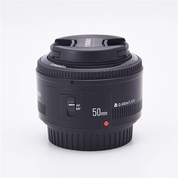 Best Price Auto Focus YN50mm F1.8 Lens for Canon for Nikon EO S DSLR Cameras YONGNUO YN EF 50mm F/1.8 AF Lens Aperture detail image