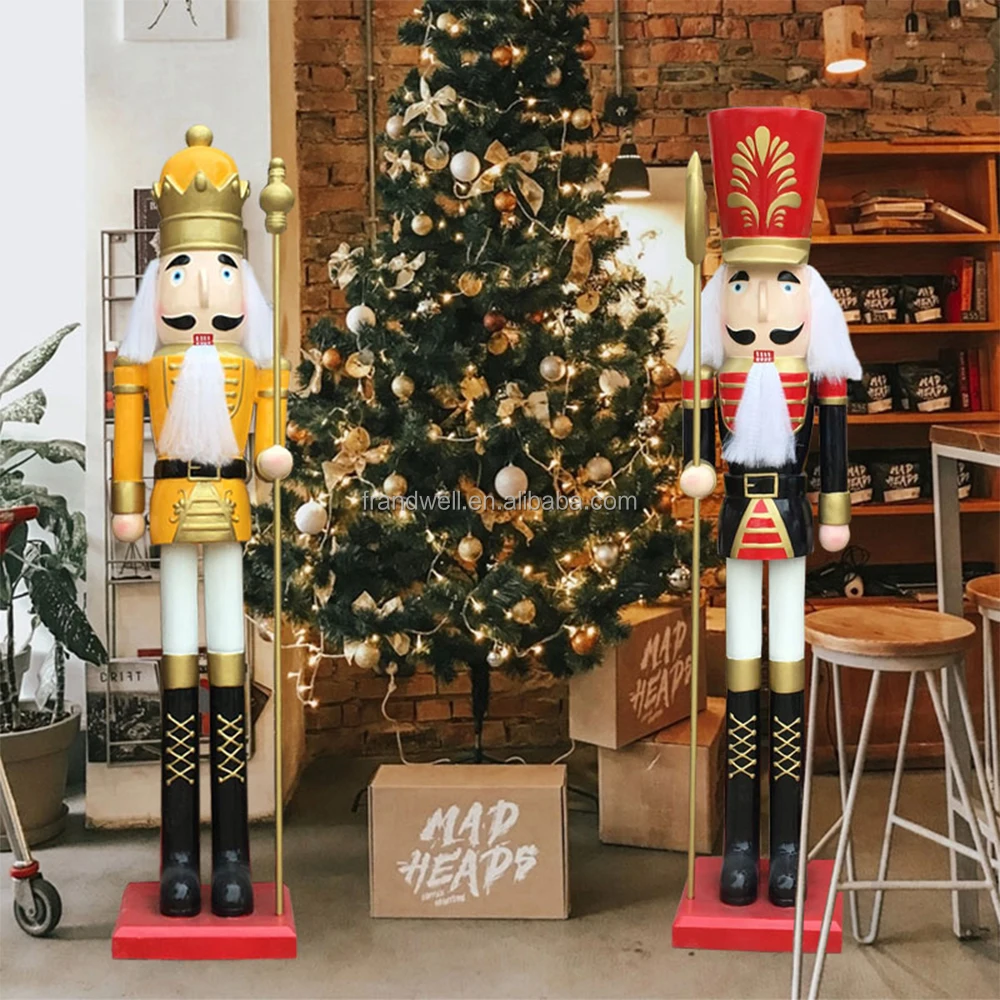 Support Customized Large Life Size Nutcracker Sculpture/fiberglass