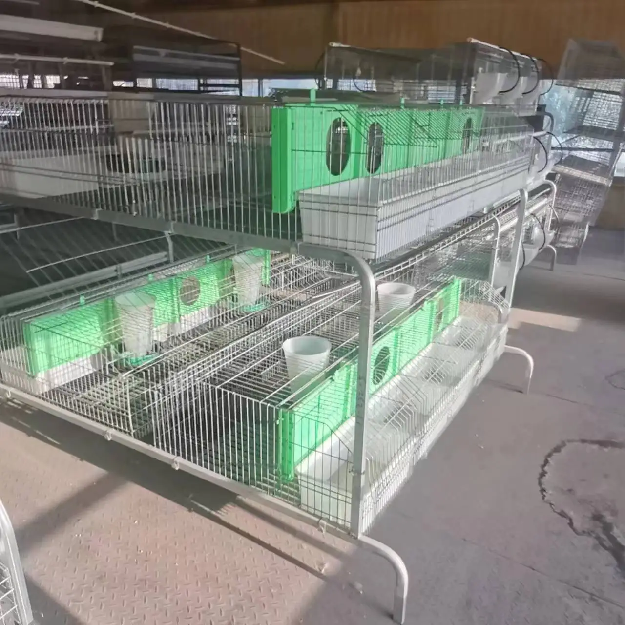 Galvanized Rabbit Farming Meat  Rabbit Cages for Uganda Farms