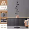 Round nail style - black stand, black base
