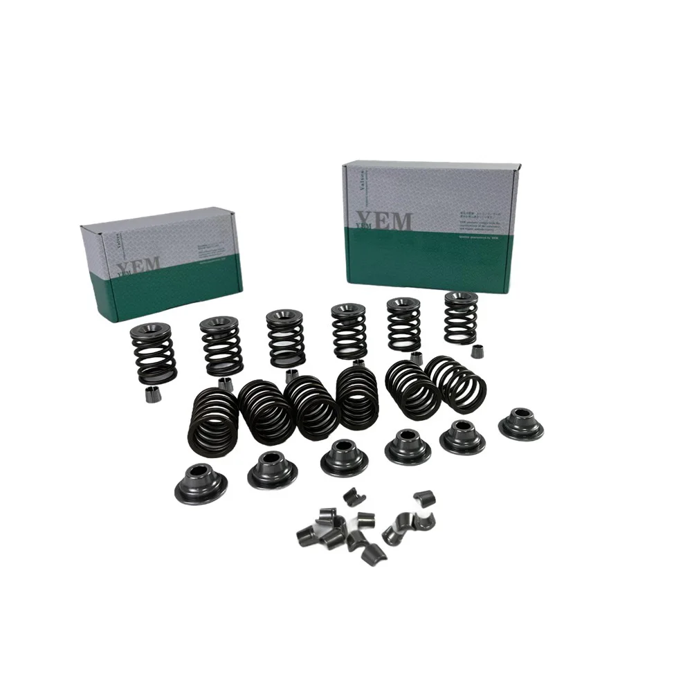6WG1 Valve Spring Kit Spring Seat & Retainer for Isuzu Engine Parts