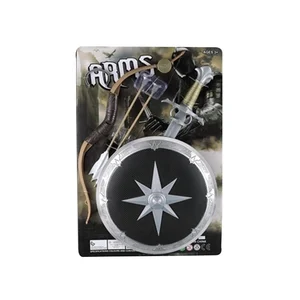 EPT Boys Play Army Game Shield Sword Plastic Set Swords Kids Ww2 Sword Bow and Arrow Toys for Sale