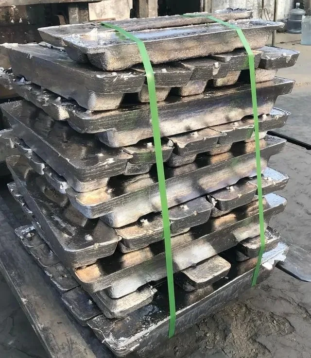 純金属99.994% 精製鉛インゴット純亜鉛インゴット錫インゴット