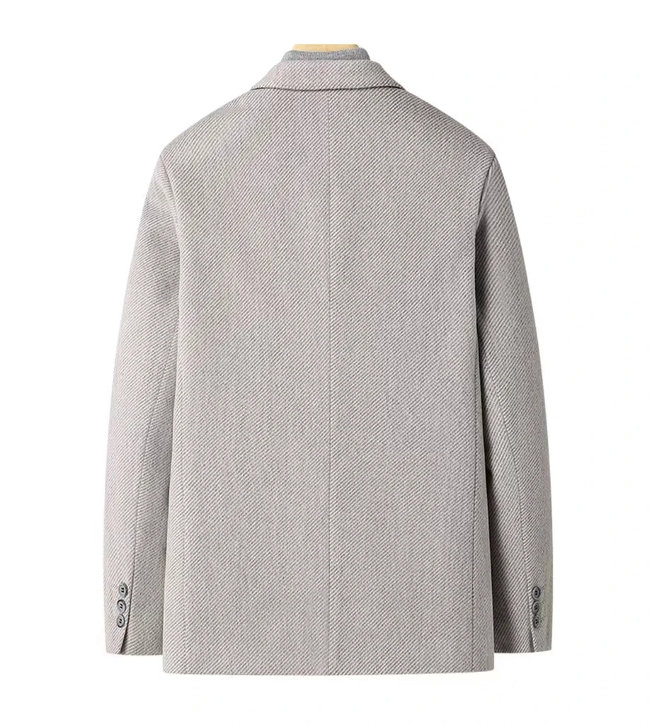Casual Blazers Men Cashmere Coat British Stylish Vintage Male Business Jacket Handsome Trend Wool Overcoat_voghion.com