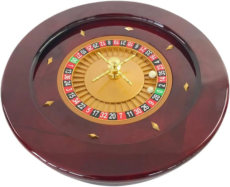 プロのカジノグレードの高光沢ルーレットゲームセット20インチ
