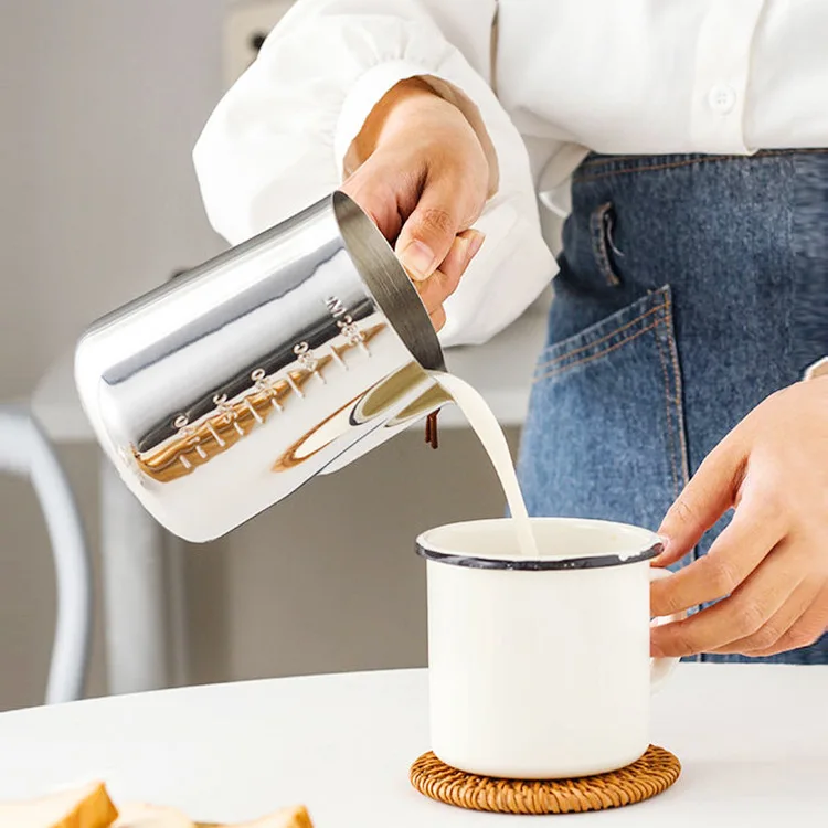 Pichet à Lait En Céramique Alipis 240ml - Pot à Sirop Café Design Élégant Et Pratique