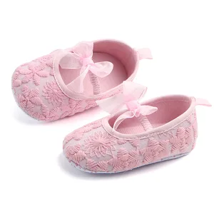 Beautiful Bow-knot Pink&white Baby Shoes Girl Toddler Shoes 2026