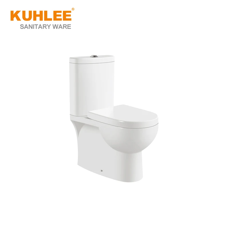 Sanitary Ware Public Area Bathroom Ceramic Toilet Bowl Two Piece Water Closet