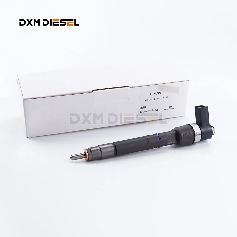 DXM Original New Injector A6110701687 0445110189 Common Rail Fuel Diesel Injector for Mercedes Sprinter 314 2.7cdi 2005 details