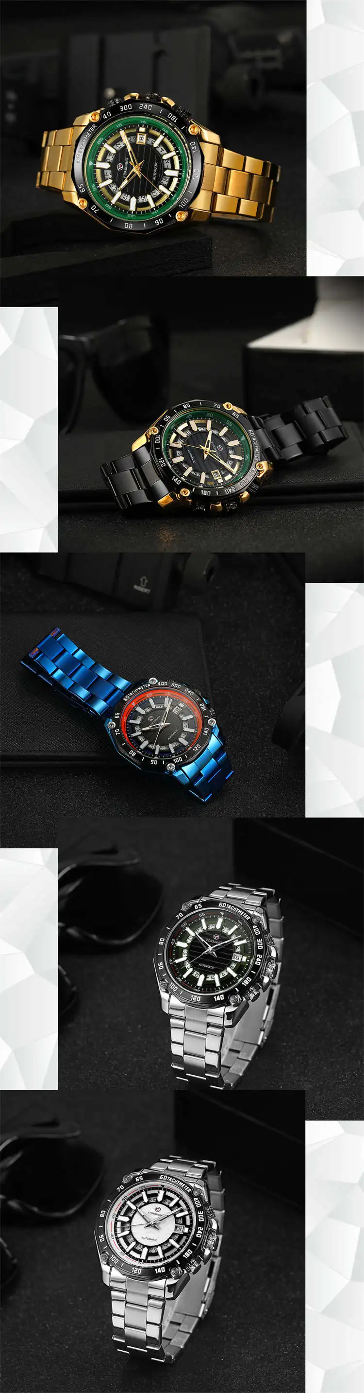 8279 механические часы из нержавеющей стали