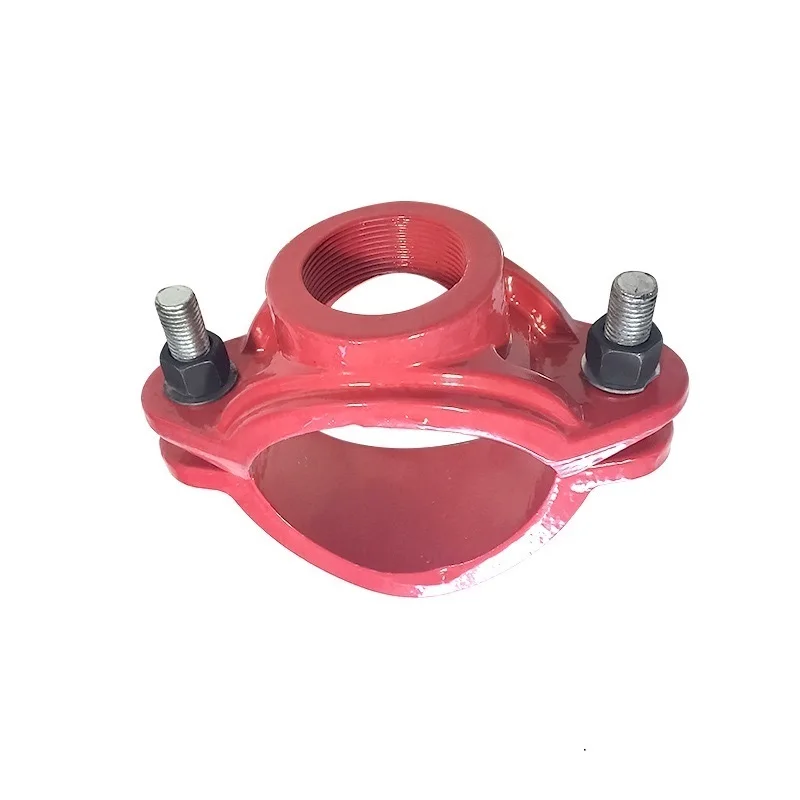 Cast iron Forged Technics u shaped half PVC pipe fitting Saddle Clamp