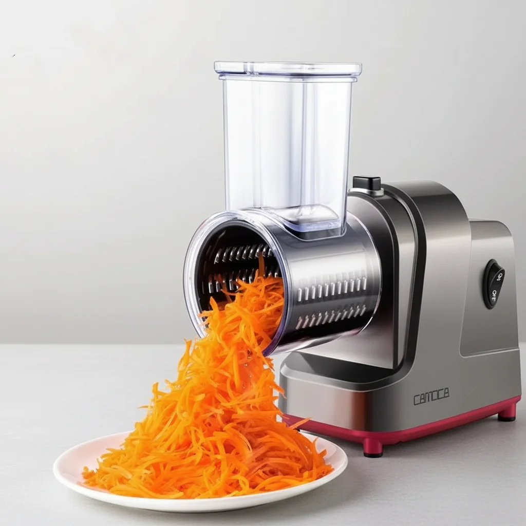 TEBAK Electric Vegetable Cutter Grater for Kitchen Household Motorized Slicer for Fruit Processing Plant