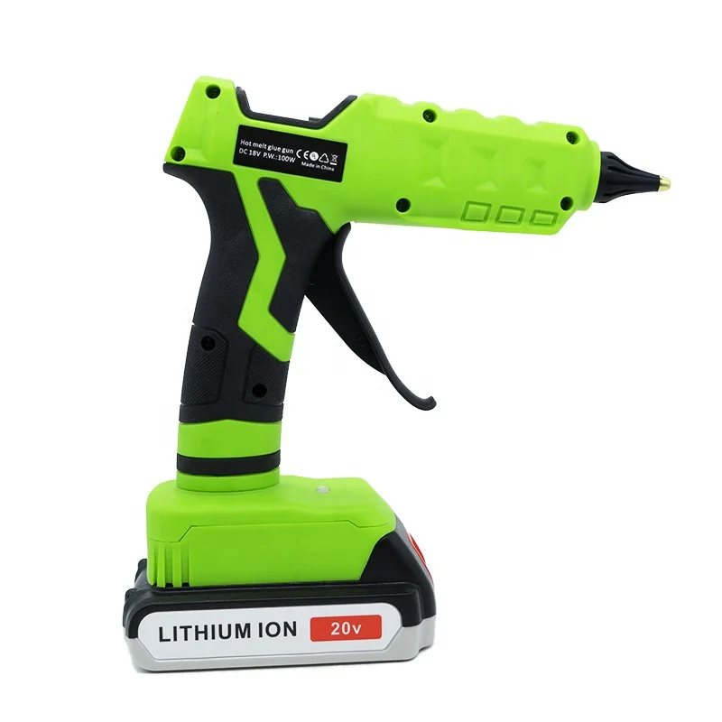 Customized 20v Cordless Glue Gun Liion Battery Powered Full Size 11mm
