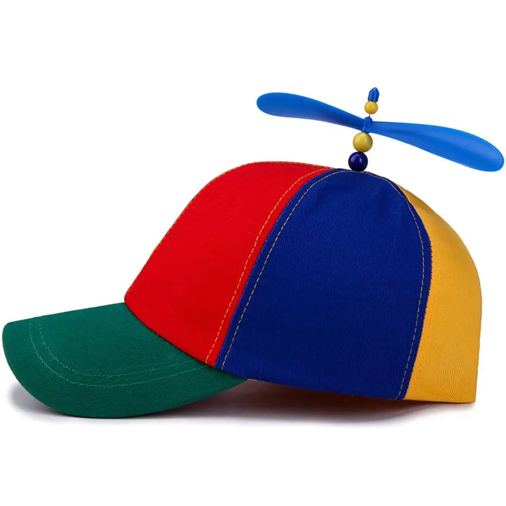Baseball Cap Funny Helicopter Propeller Adventure Dad Hat Sun Cap Kids