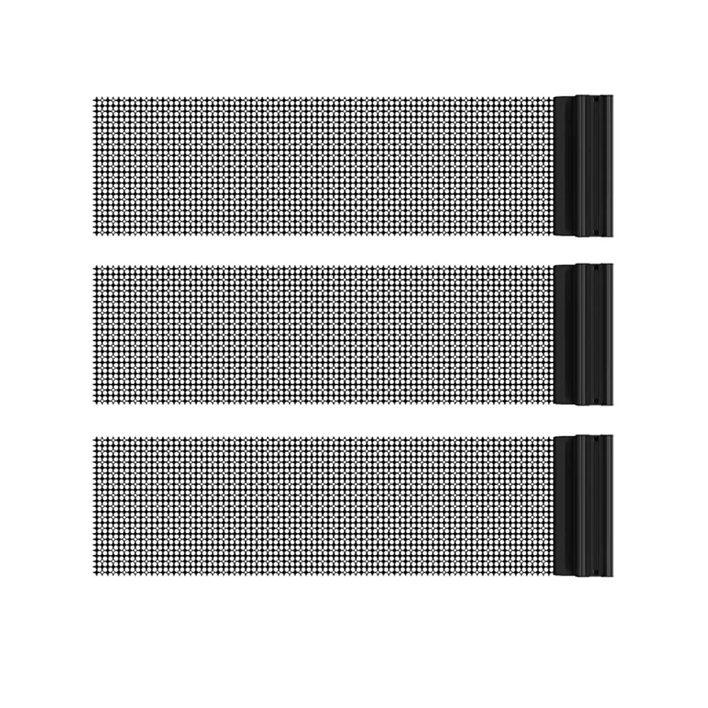 Led Holographic Invisible Transparent Screen Install on Glass Player 3d Video Led Film Screen Led Flexible Film Screen