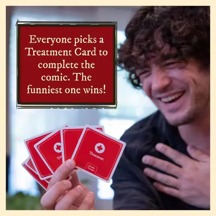 2025 Exploding Kittens Horrible Therapist: Base Edition 15 Minutes to Play Comic Building Game Party Game Family Game Night Card