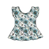 Teal Sunflower Print