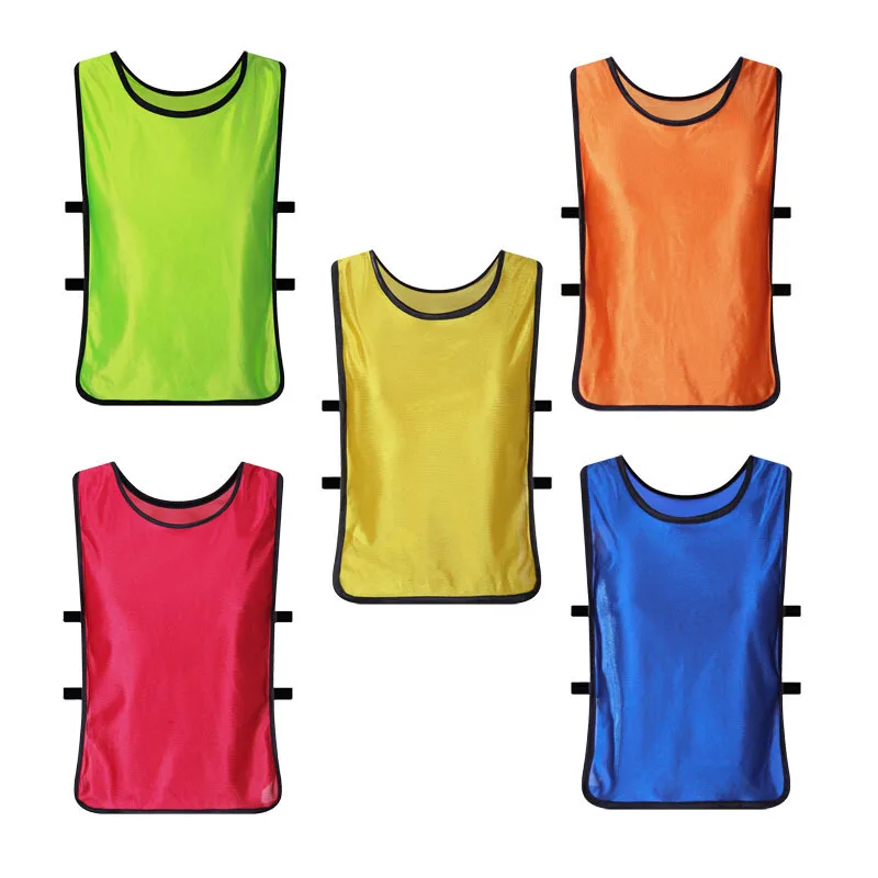 12 PCS Adults Soccer Pinnies Quick Drying Football Team Jerseys Youth  Sports Scrimmage Soccer Team Training Numbered Bibs Practice Sports Vest 