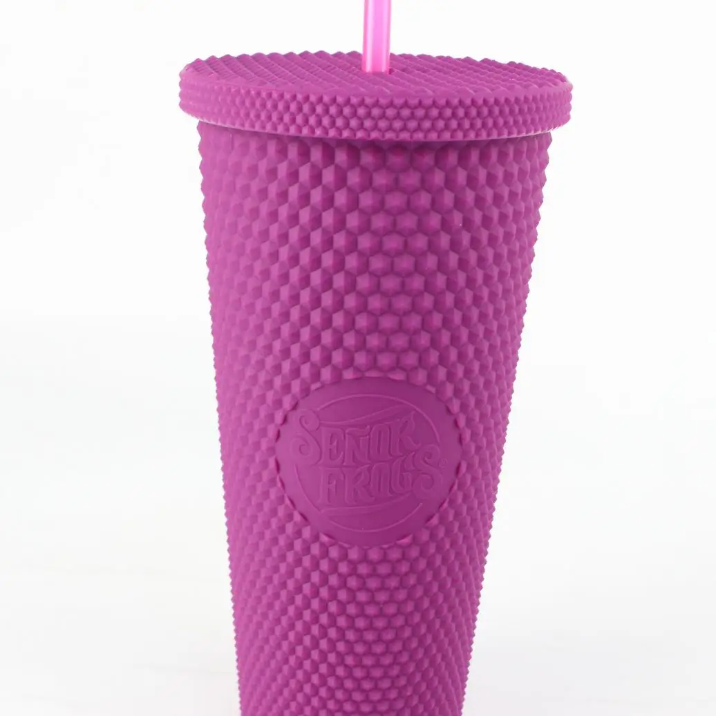 Кружка-неваляшка с крышкой и соломинкой 600 мл силиконовая кофейная чашка черная красная фиолетовая для напитков