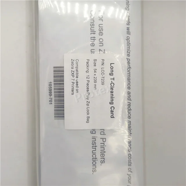 Zebra ZXP7 Card Printer Cleaning It Zebra 105999-701 Cleaning