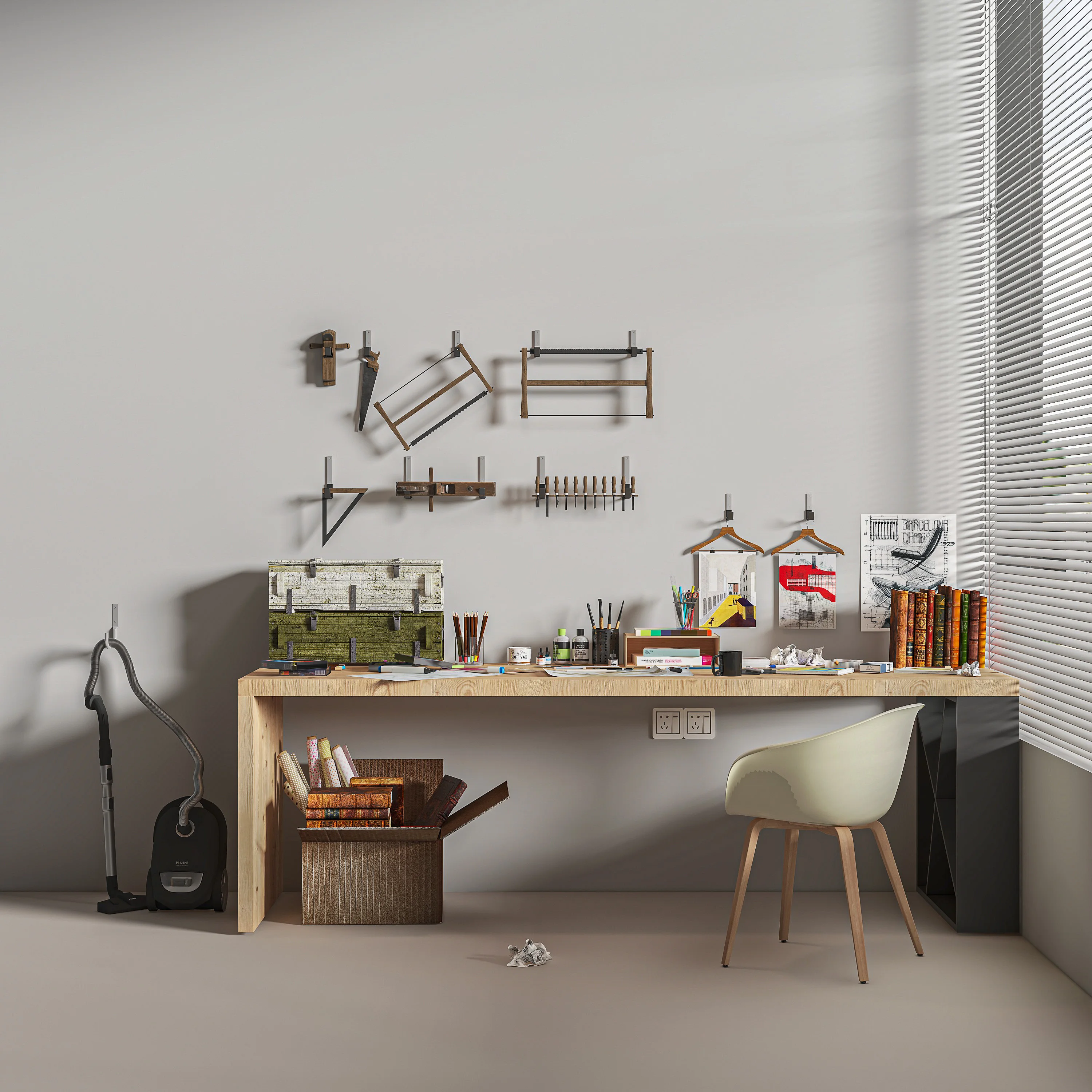 Modern Multi Purpose Wall Hanging Rack Hooks Heavy Duty Metal Utility Hanger Hook for Organizing Garage Home Tools manufacture