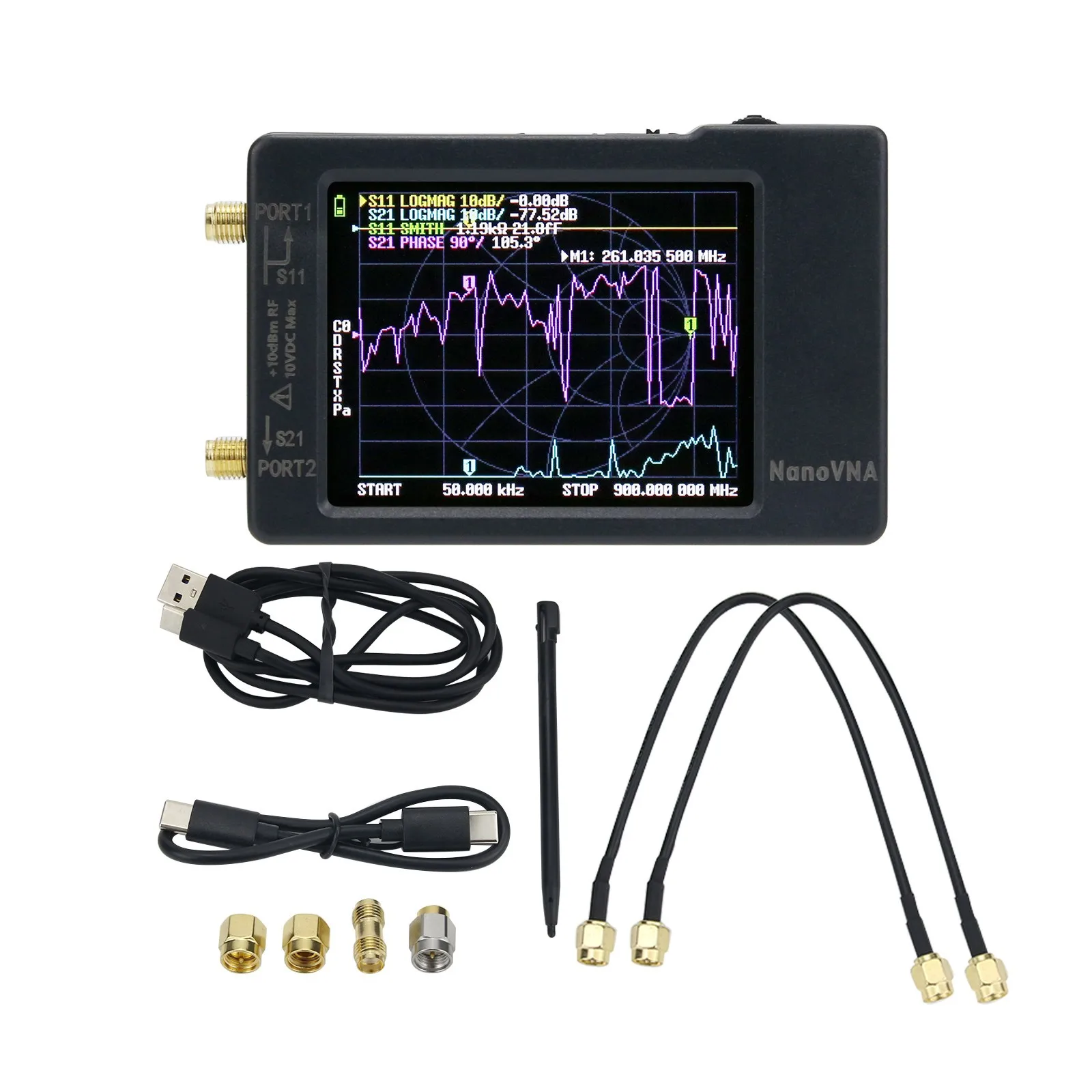 アンテナネットワー ク NanoVNA-H 50KHz-1.5GHz アナライザ 61WKA+nIO5L._UF350,350_QL80_.jpg