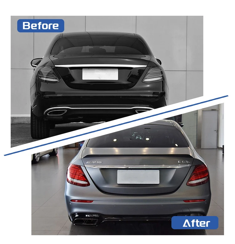 Rear Bumper Face Bar Chrome Trim For Mercedes E Class W213