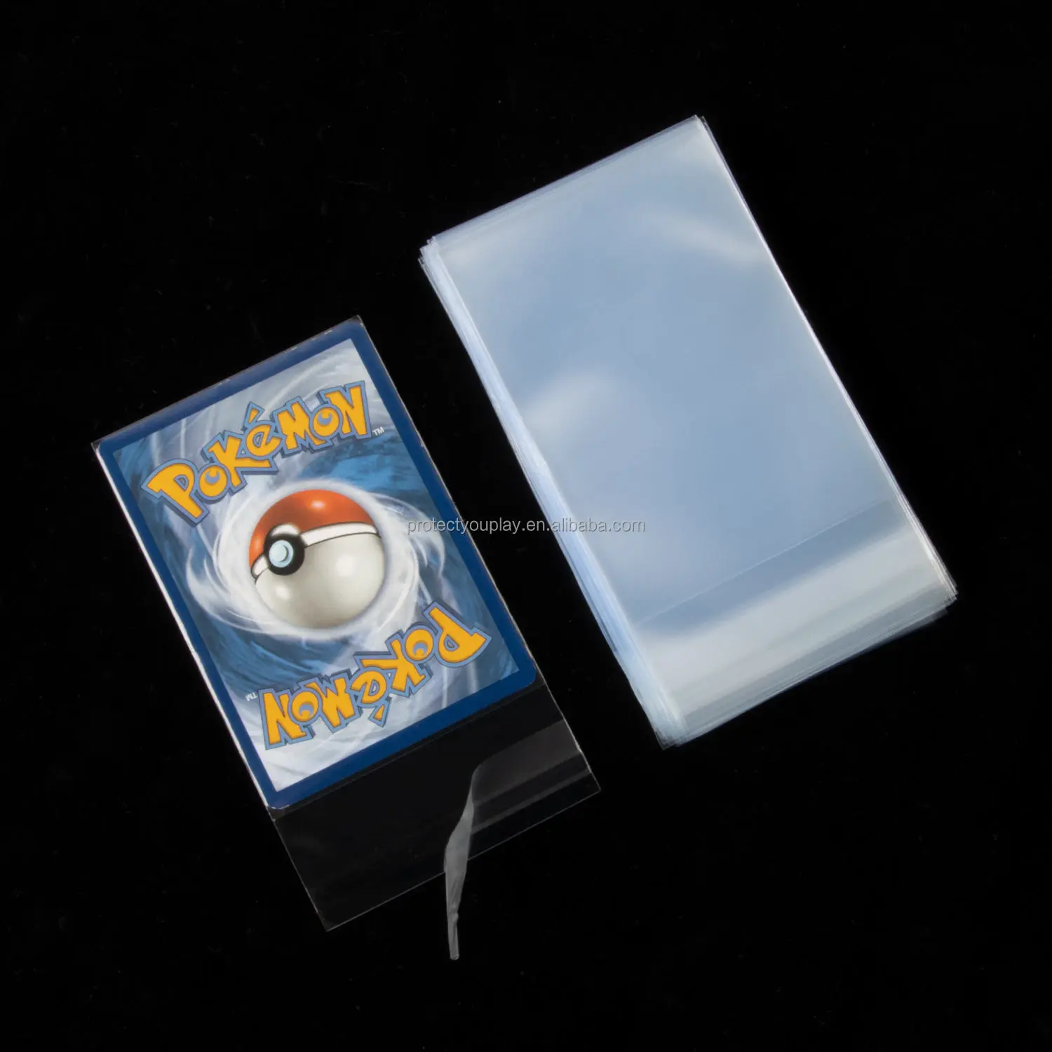 pokemon card clear sleeves 100 Pieces Sleeve For Standard Size 66 x 91mm, Premium Clear Protector For Baseball, Drop These binder card sleeves are designed with three holes along the left edge 150 Pcs Trading Card Sleeves,
