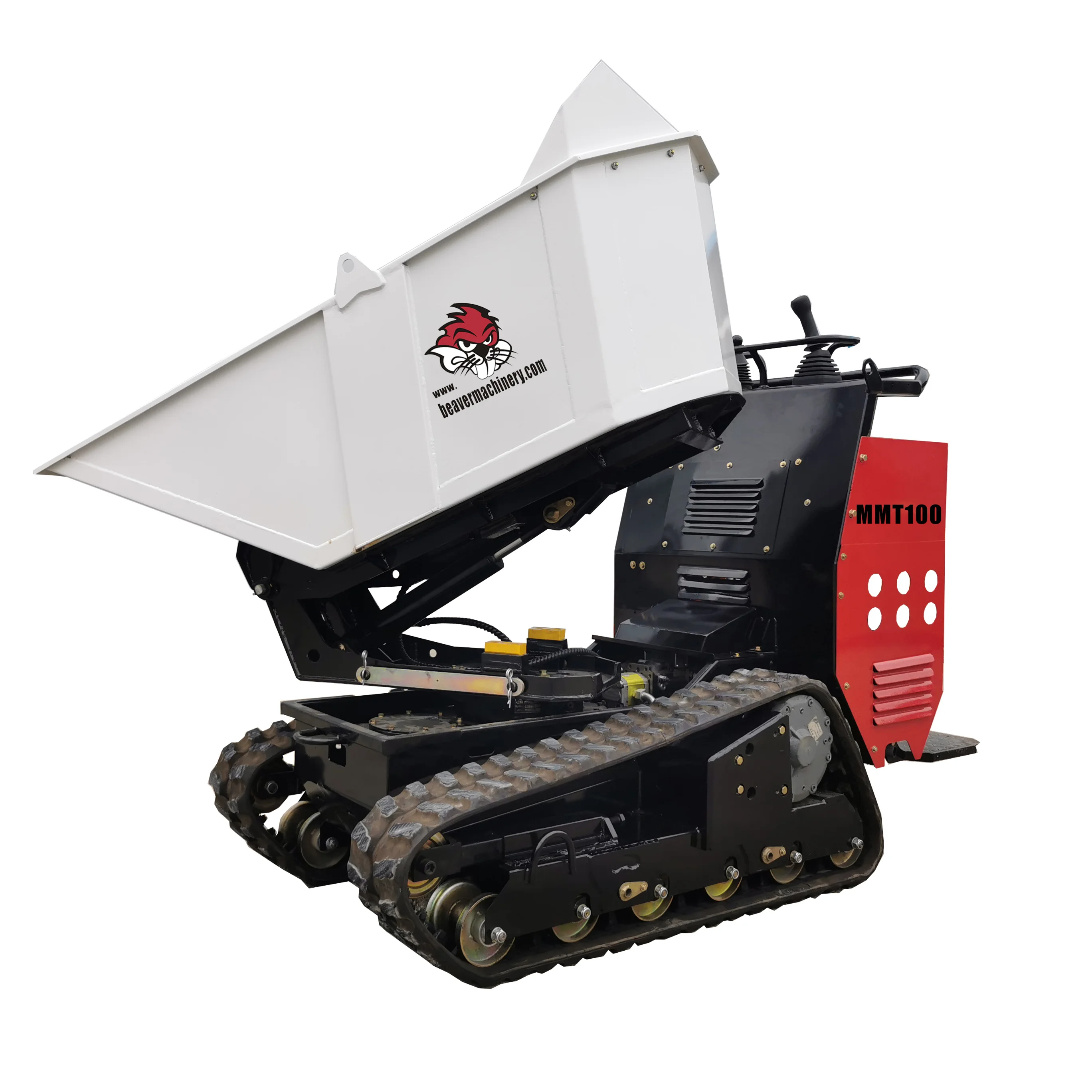 MMT100 Engineering Construction Machinery CE Mini Dumper Crawler Concrete Dumper