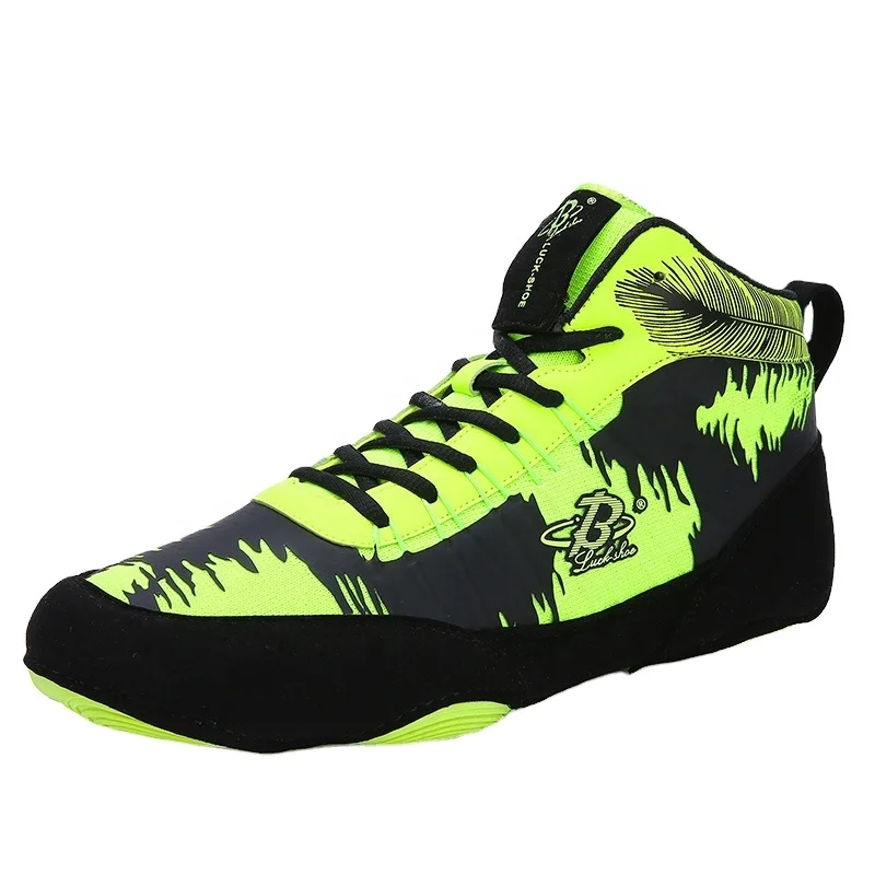 Combat Shoes Competition MMA Wrestling Shoes Custom Kick Wrestling Boots  for Men and Women