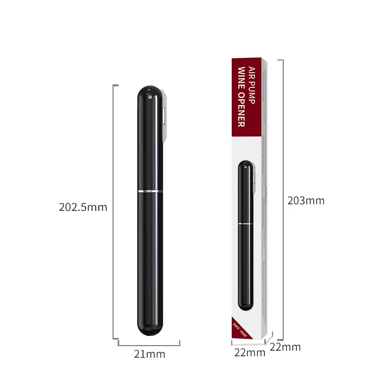Manual Portable Wine Openers Air Pump Abs for Red Wine Air Pressure Wine Opener