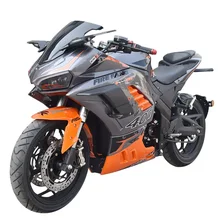 Best Discount 5000W Electric Motorcycle with Mid Chain Motor Sports Bike Max Speed 150km/h
