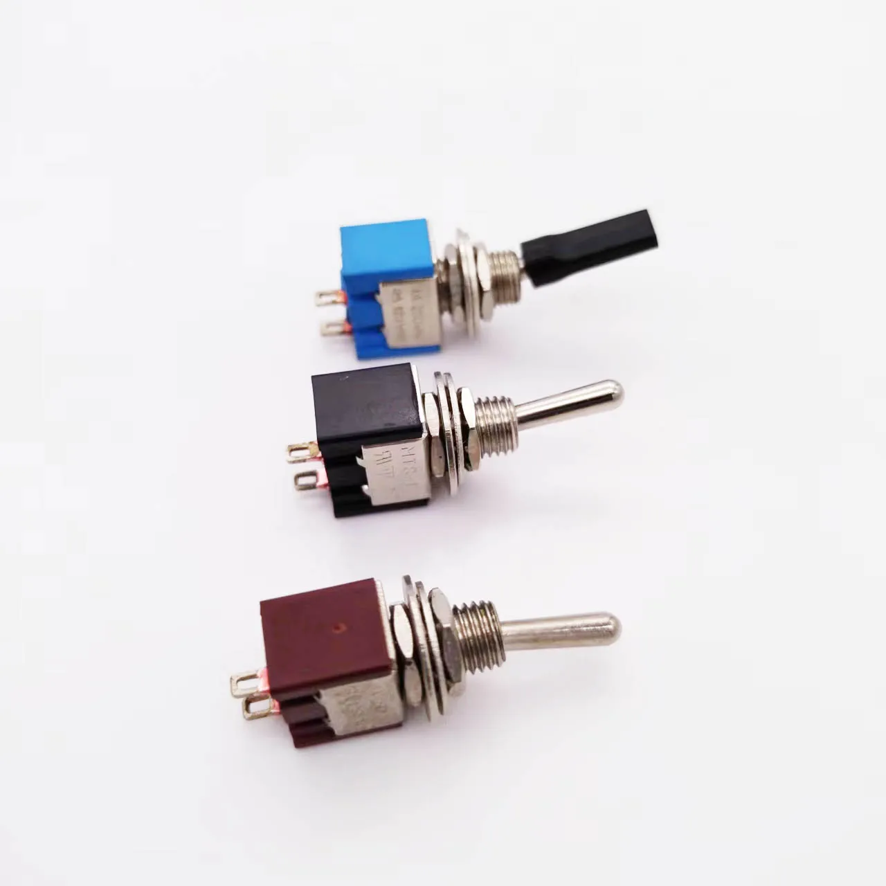 6A 125VAC 3A 250V AC Миниатюрный металлический рычажный переключатель управления светом