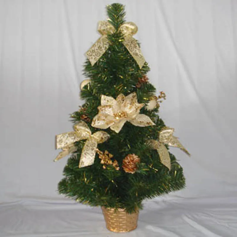The Best Popular Led Warm Light Table Decoration Small Christmas Tree Custom 40cm Mini Tabletop Christmas Tree manufacture