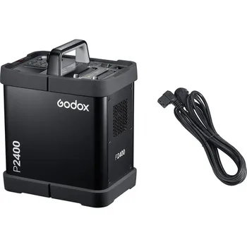 Godox P2400 Power Pack 2400WS Outdoor Flash Electric Box Set Seperate Design With Lithium Battery for H2400P Flash Head detail image