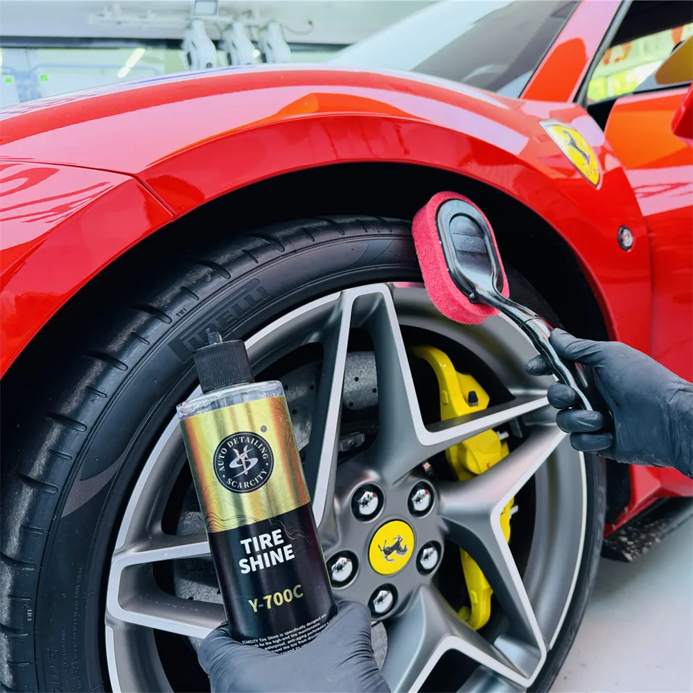 SCARCITY 500ml Tire Shine Solvent - Eco-Friendly & Durable