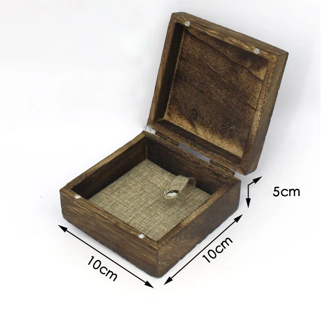 Шкатулка для ювелирных изделий из цельного дерева Прямая продажа с завода Высококачественная шкатулка натурального