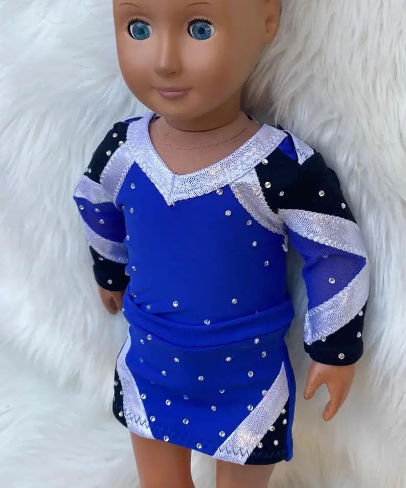 Custom Cheer 18 Inch Doll Cheerleading Outfit 18