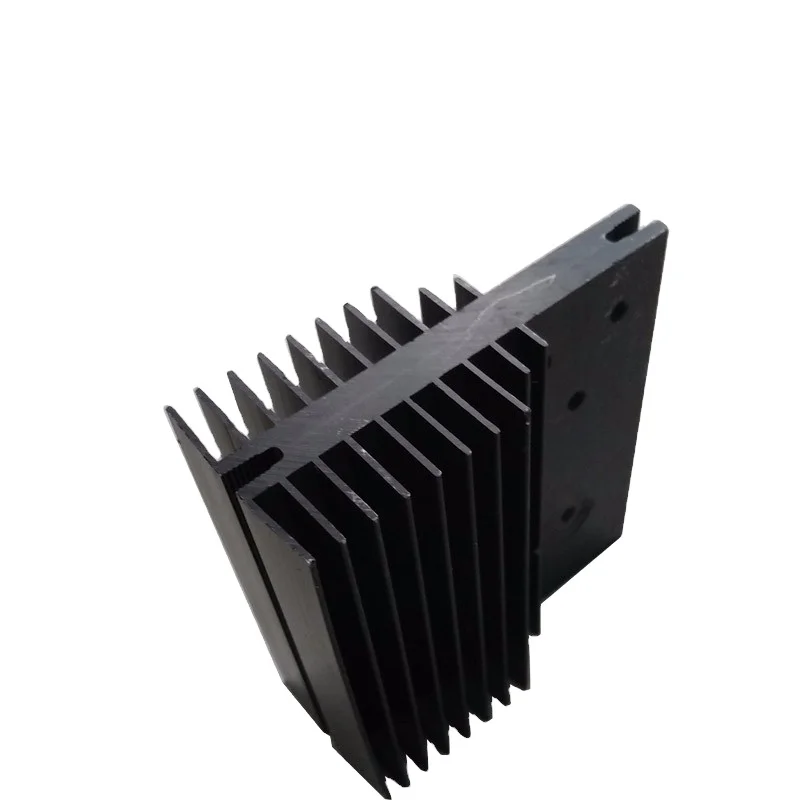 black powder coated aluminium extrusion heat sink china top radiator aluminium profile manufacturers