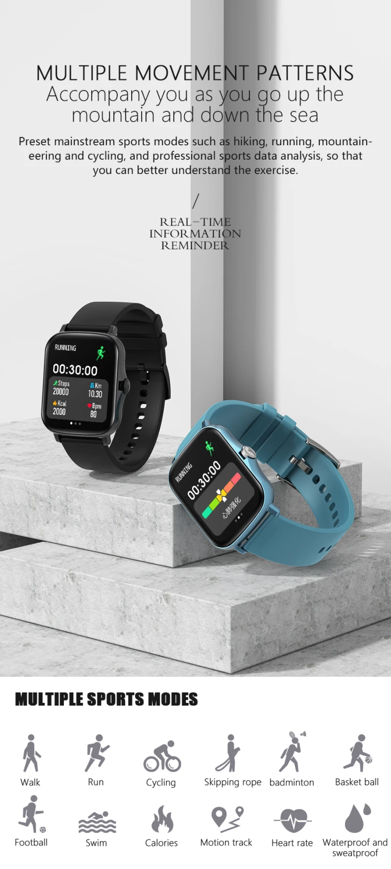 NEW Design Y20 Smart Watch Men Women for Android iOS Phone Waterproof Heart Rate Tracker Blood Pressure Oxygen Sport Smartwatch(8).jpg