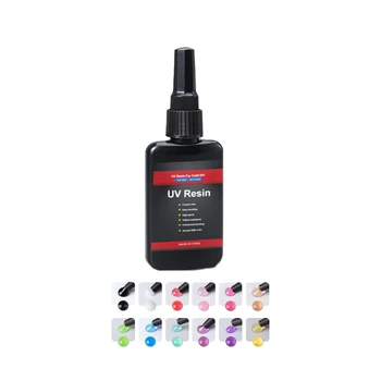 Color UV Resin 12 Solid Colors for Handmade DIY Jewelry Mold UV Crystal Epoxy