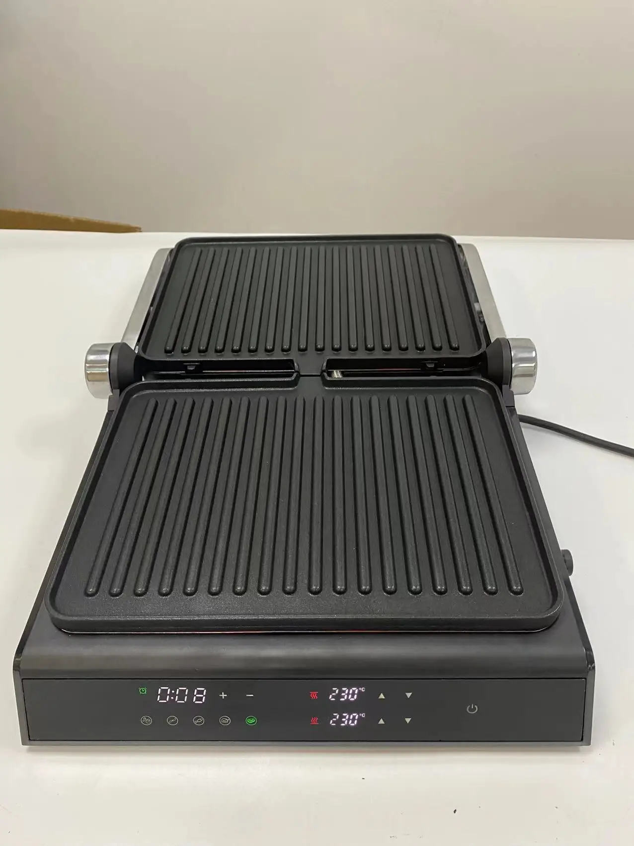 Grill Electric Detachable Digital Control Contact Grill Panini Press ...