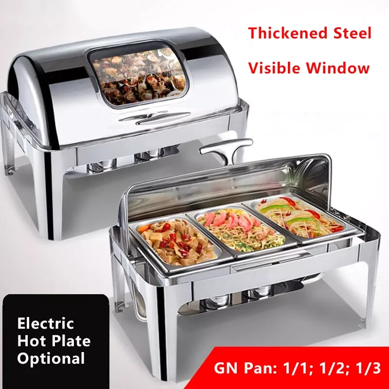 Luxury Buffet Chafing Dish In Dubai Stainless Steel Chef 9 Litre Food