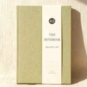 Linen Hardcover Custom Diary A5 Specification 100 Sheets Inner Pages School Supplies Agile Production Ecommerce Manufacturer